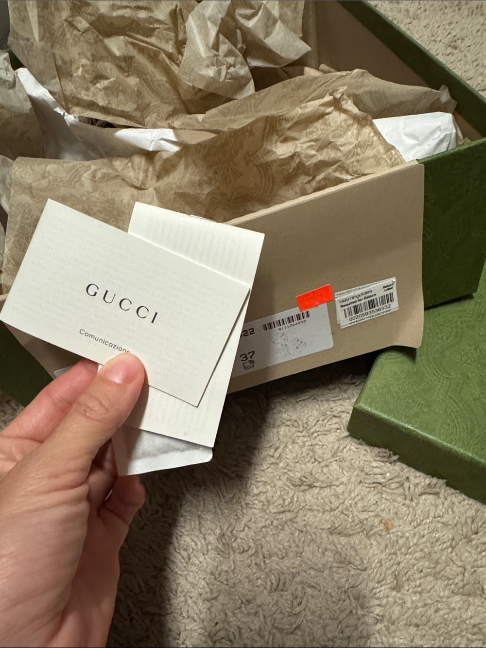 Gucci Cream Leather Interlocking G Platform Sandals - Picture 4 of 5